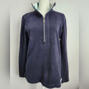 Tommy Bahama Aruba 1/2 Zip Navy Sweatshirt - XS